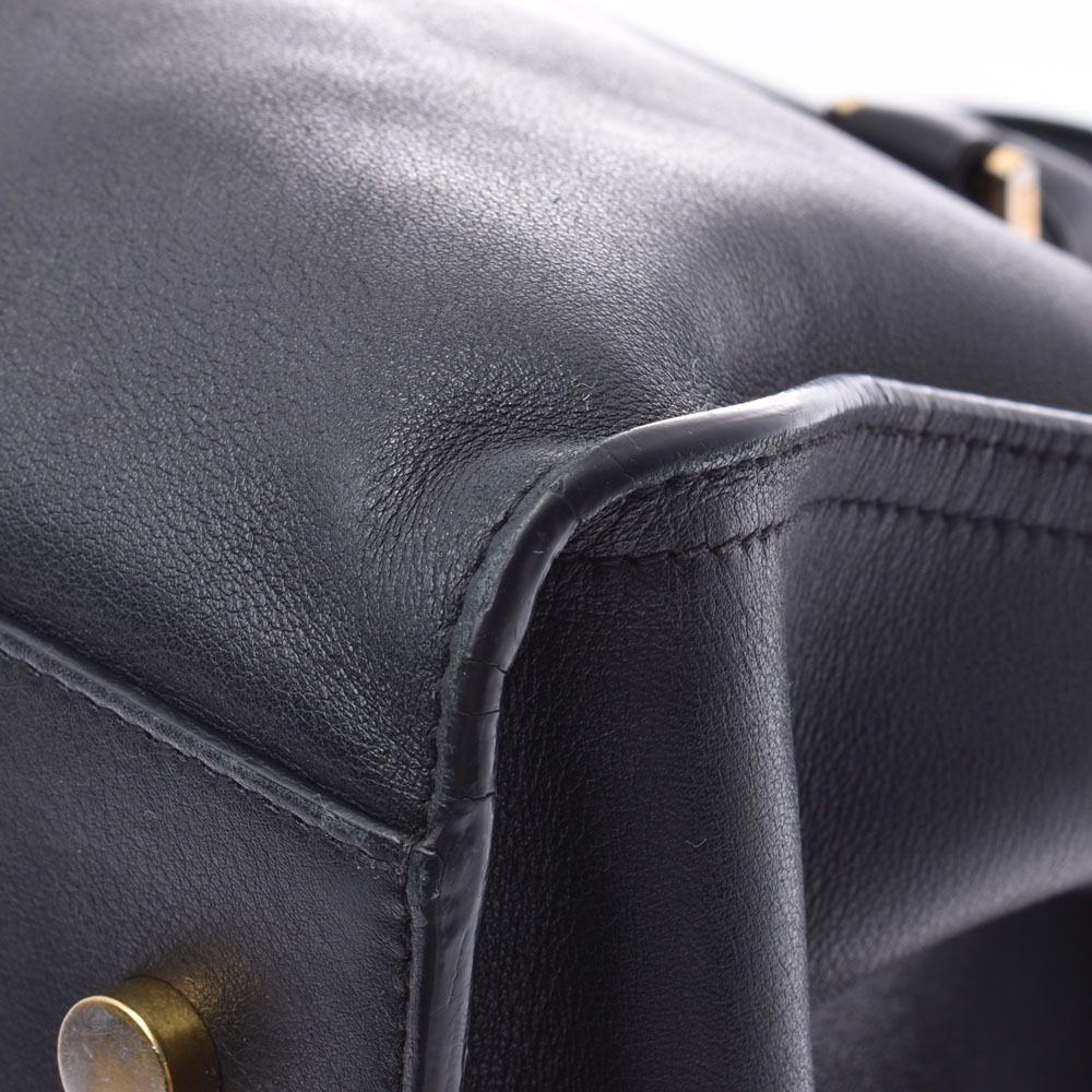 SAINT LAURENT Cabas Black Calfskin Bag - Picture 9 of 11